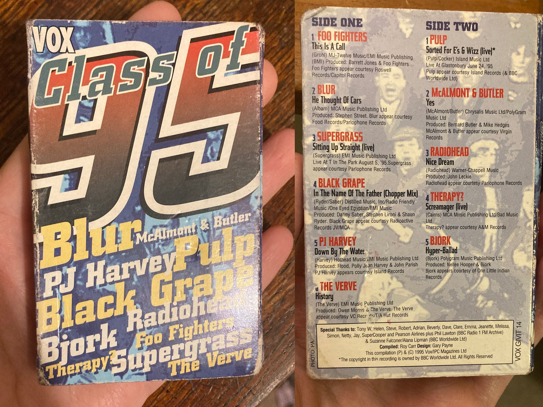 Vox CLass of '95 free cassette